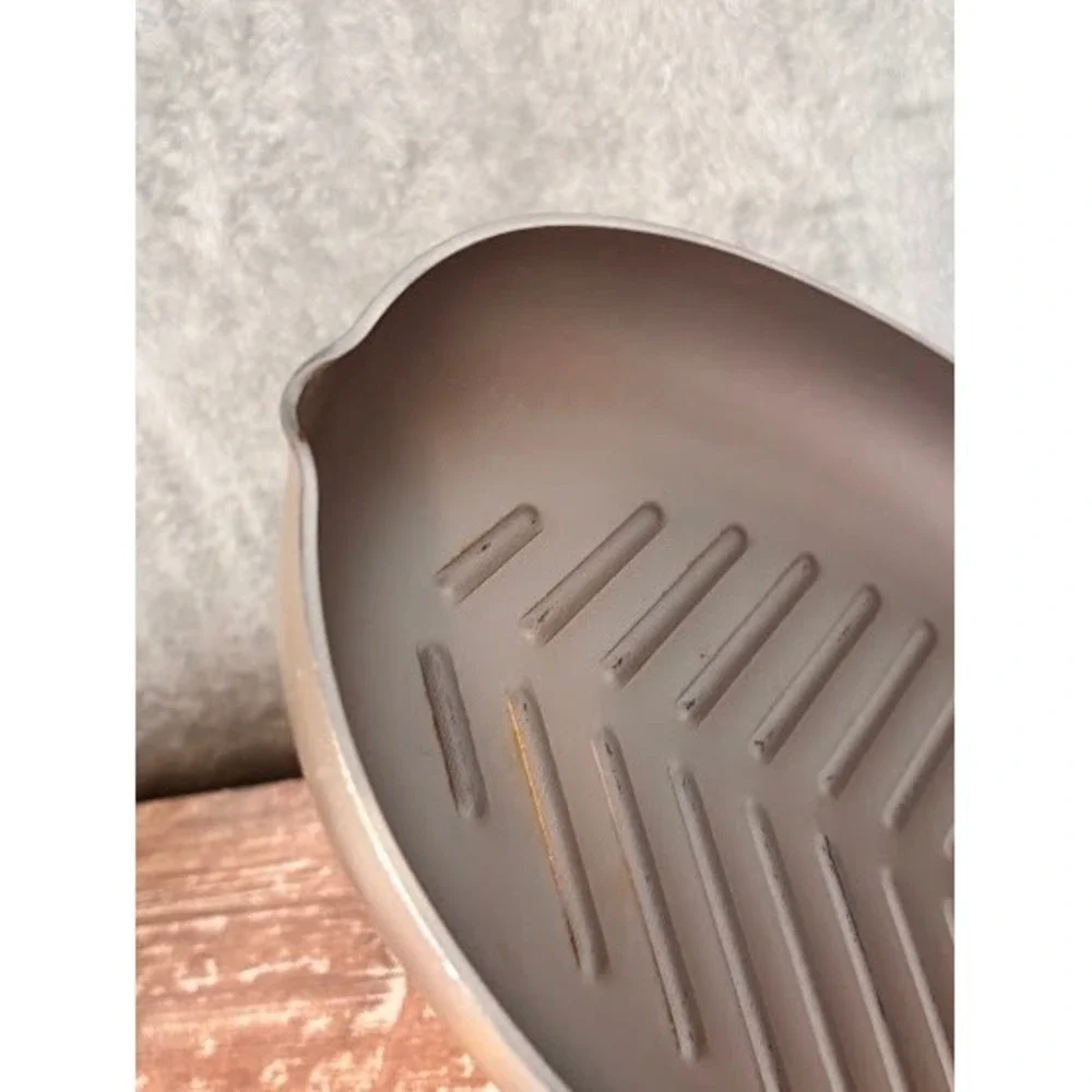 Oval Grill Pan Heavy Duty Cast Aluminum Nonstick Stovetop Cooking‎